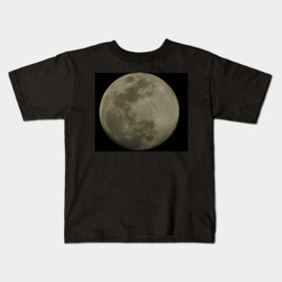 full moon of the night Kids T-Shirt